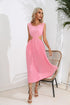 'Veda' Cutout Ruched Maxi Dress - Celes Fashion